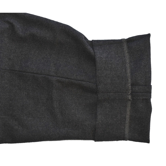 B2 Auth BRUNELLO CUCINELLI Charcoal Wool/Cotton Monili Belt Detail Pants Size 8 - Picture 5 of 8